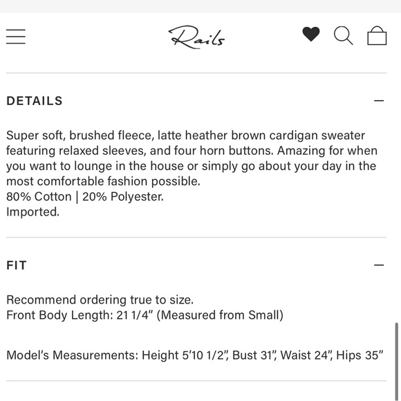 Rails NWT Omi Sweatshirt | Size Small - Picture 6 of 11